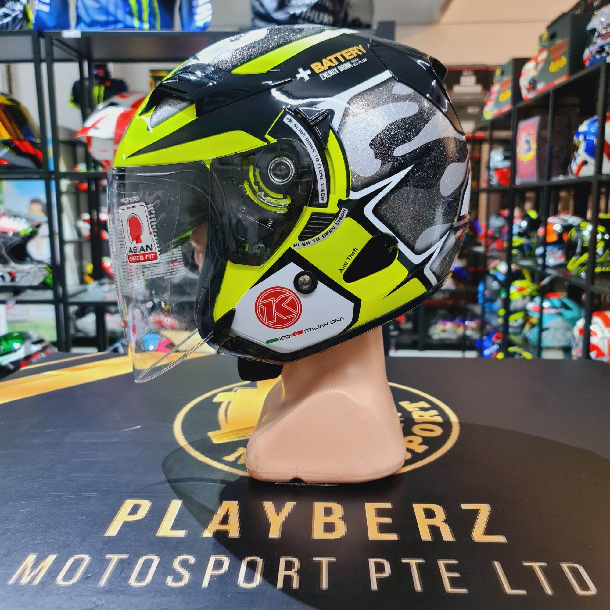 KYT VENOM ALEIX ESPARGARO METAL GUN HELMET