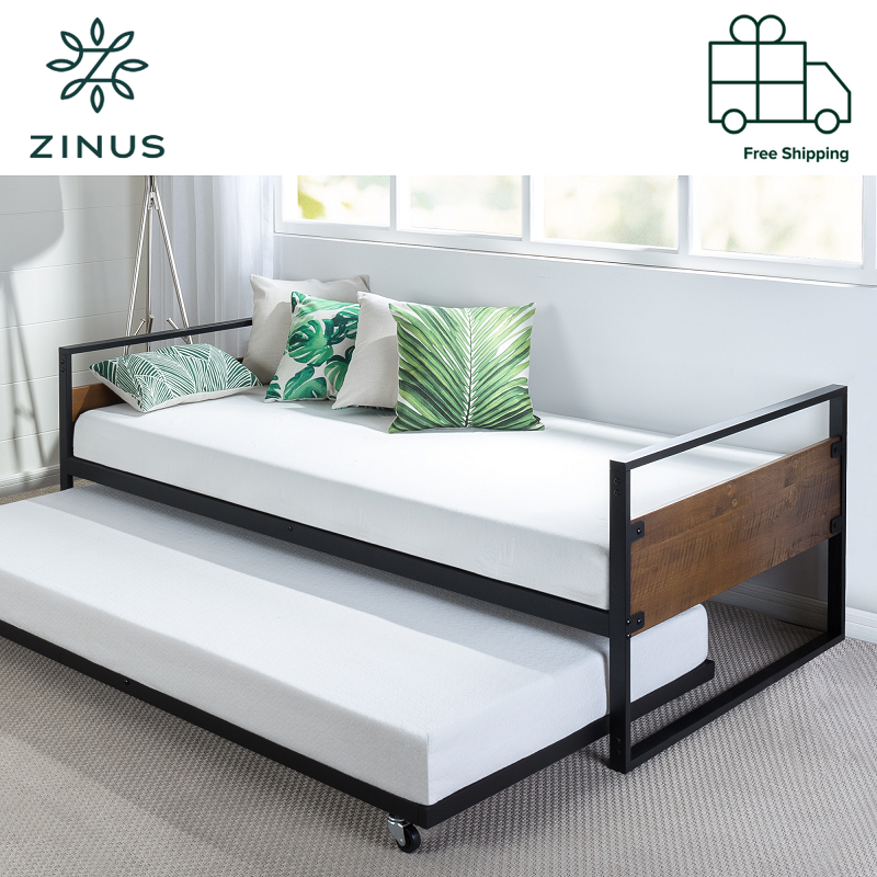 Zinus Ironline Day Bed With Pull Out Bed  - Single, Super Single size