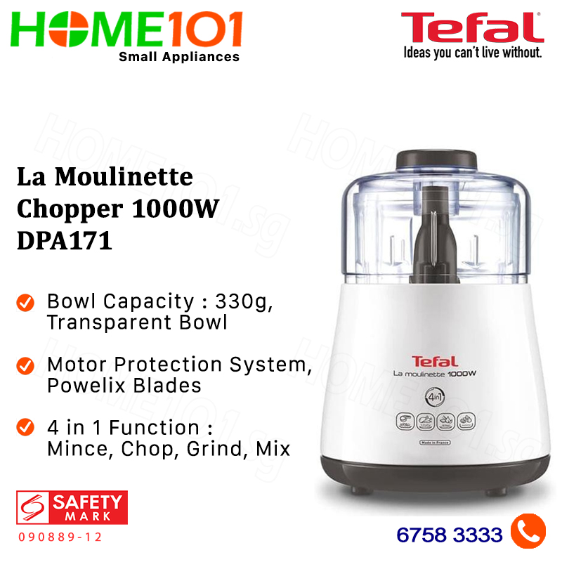 Tefal La Moulinette Food Chopper 1000W DPA171