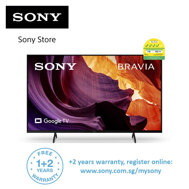 Sony Singapore | 50" X80K | 4K TV | 50X80K | Google TV | 3 Years Warranty